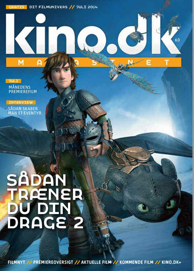 KINO.DK magazine side cover Issue 60 July 2014
