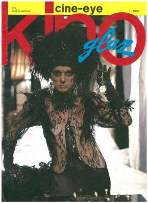 KINO GLAZ magazine side cover Issue 1  1992