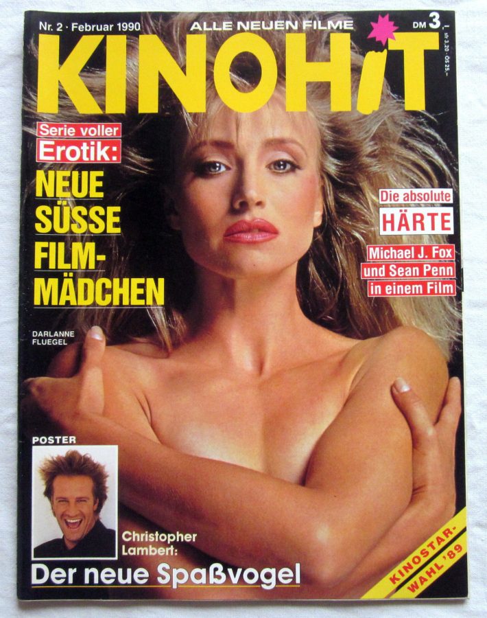 KINOHIT magazine side cover February 1990