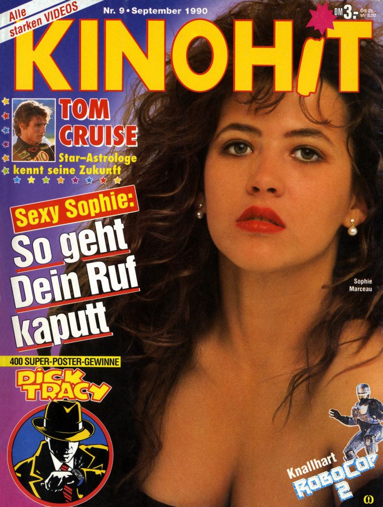 KINOHIT magazine side cover September 1990