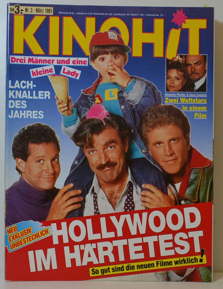 KINOHIT magazine side cover March 1991