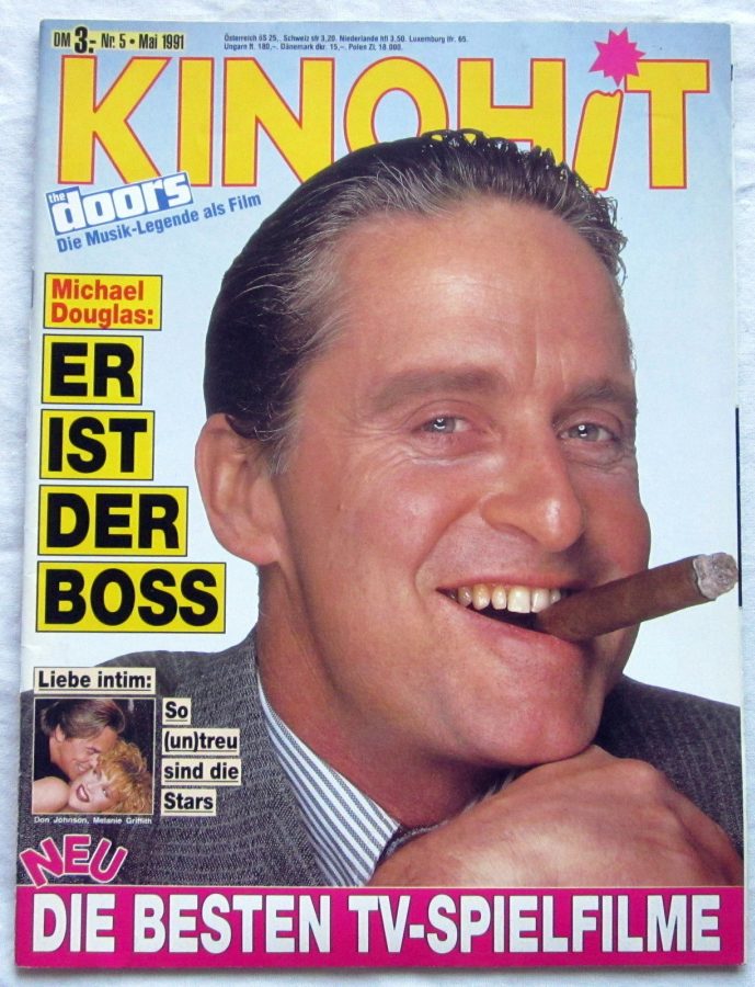 KINOHIT magazine side cover May 1991