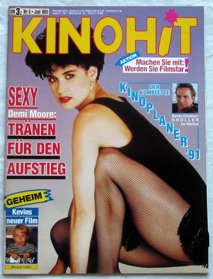 KINOHIT magazine side cover June 1991