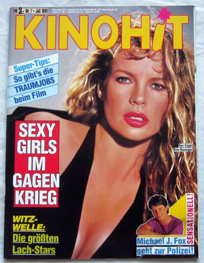 KINOHIT magazine side cover July 1991