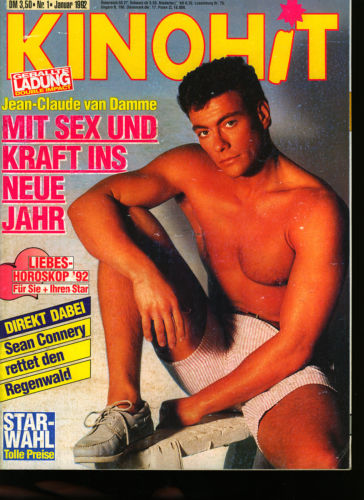 KINOHIT magazine side cover January 1992
