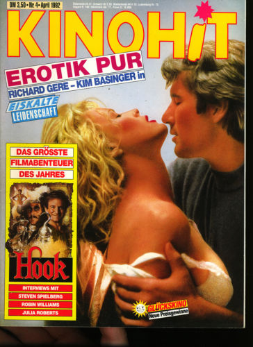 KINOHIT magazine side cover April 1992
