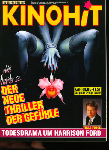 KINOHIT magazine side cover May 1992