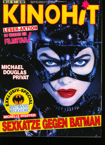 KINOHIT magazine side cover July 1992
