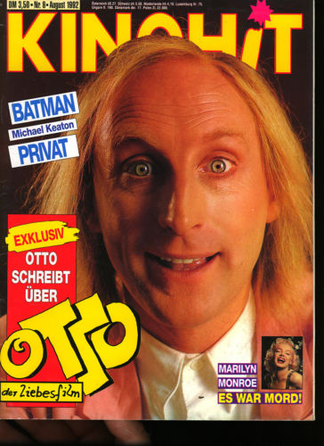 KINOHIT magazine side cover August 1992