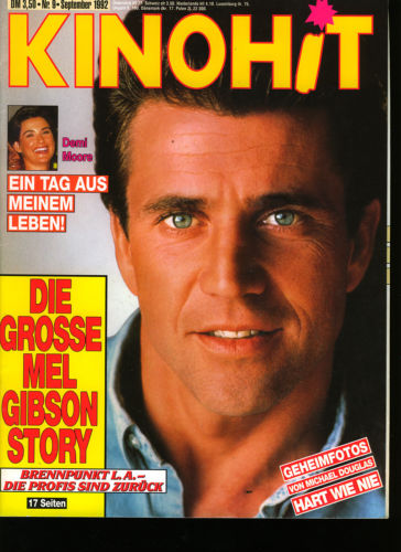 KINOHIT magazine side cover September 1992
