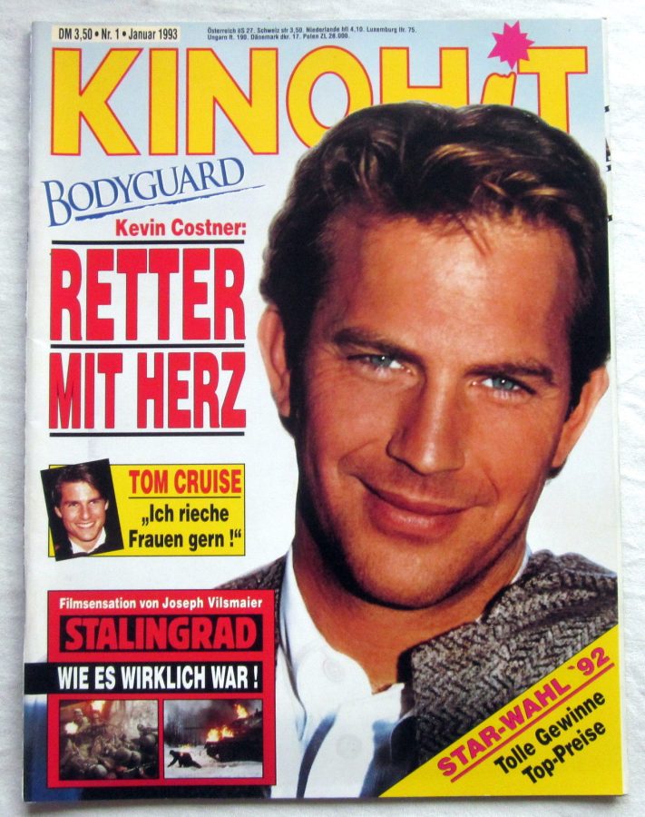 KINOHIT magazine side cover January 1993