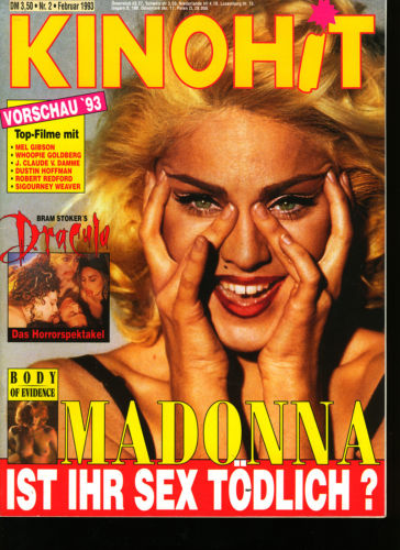 KINOHIT magazine side cover February 1993