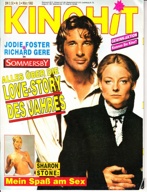 KINOHIT magazine side cover March 1993