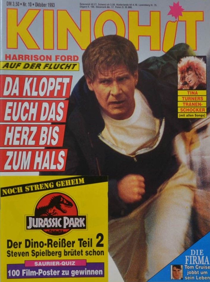 KINOHIT magazine side cover October 1993