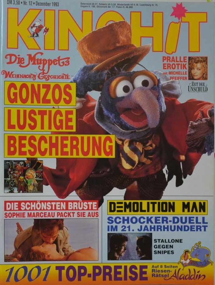 KINOHIT magazine side cover December 1993