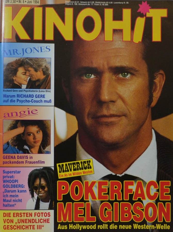 KINOHIT magazine side cover  June 1994