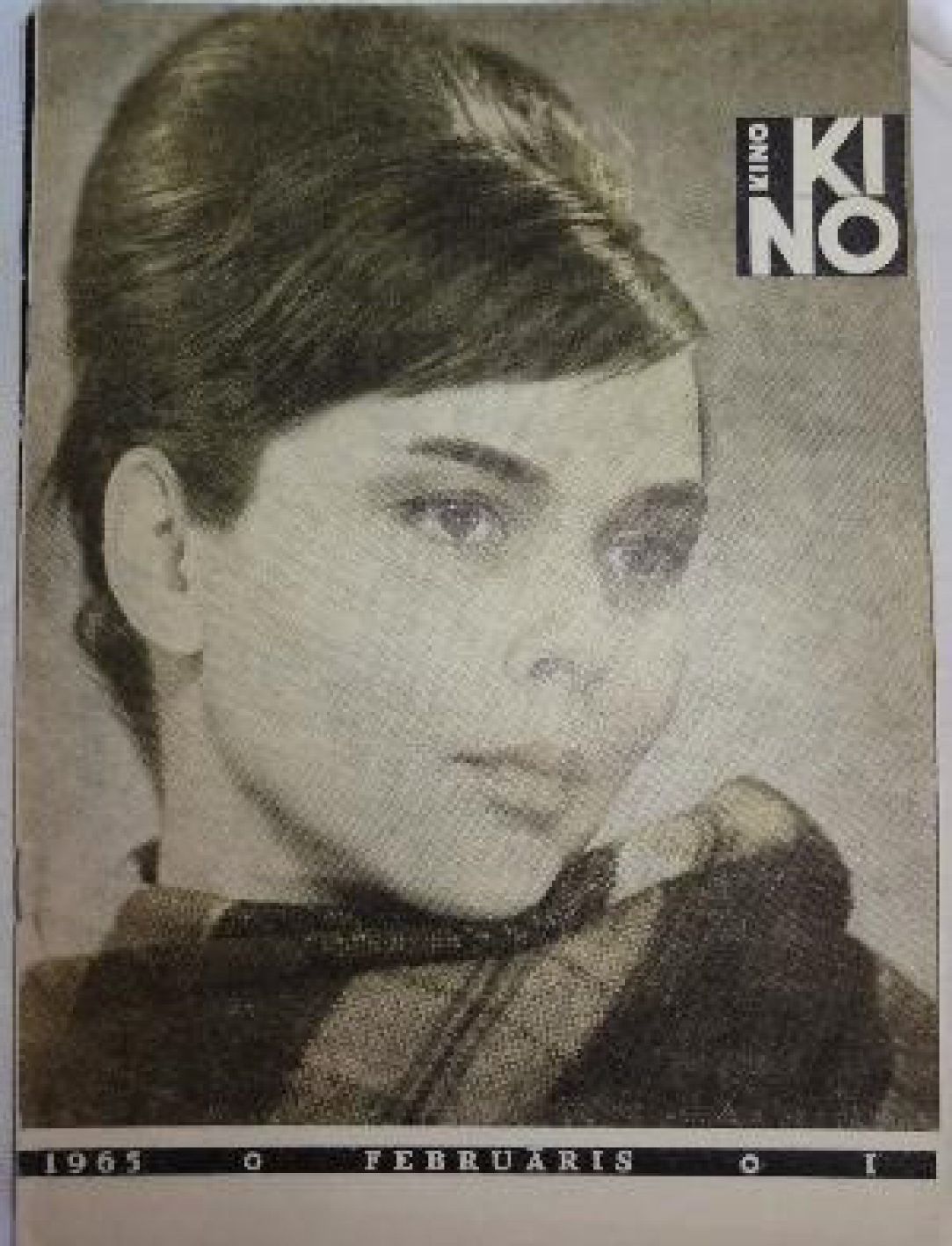 KINO (Latvia) magazine side cover  February 1965