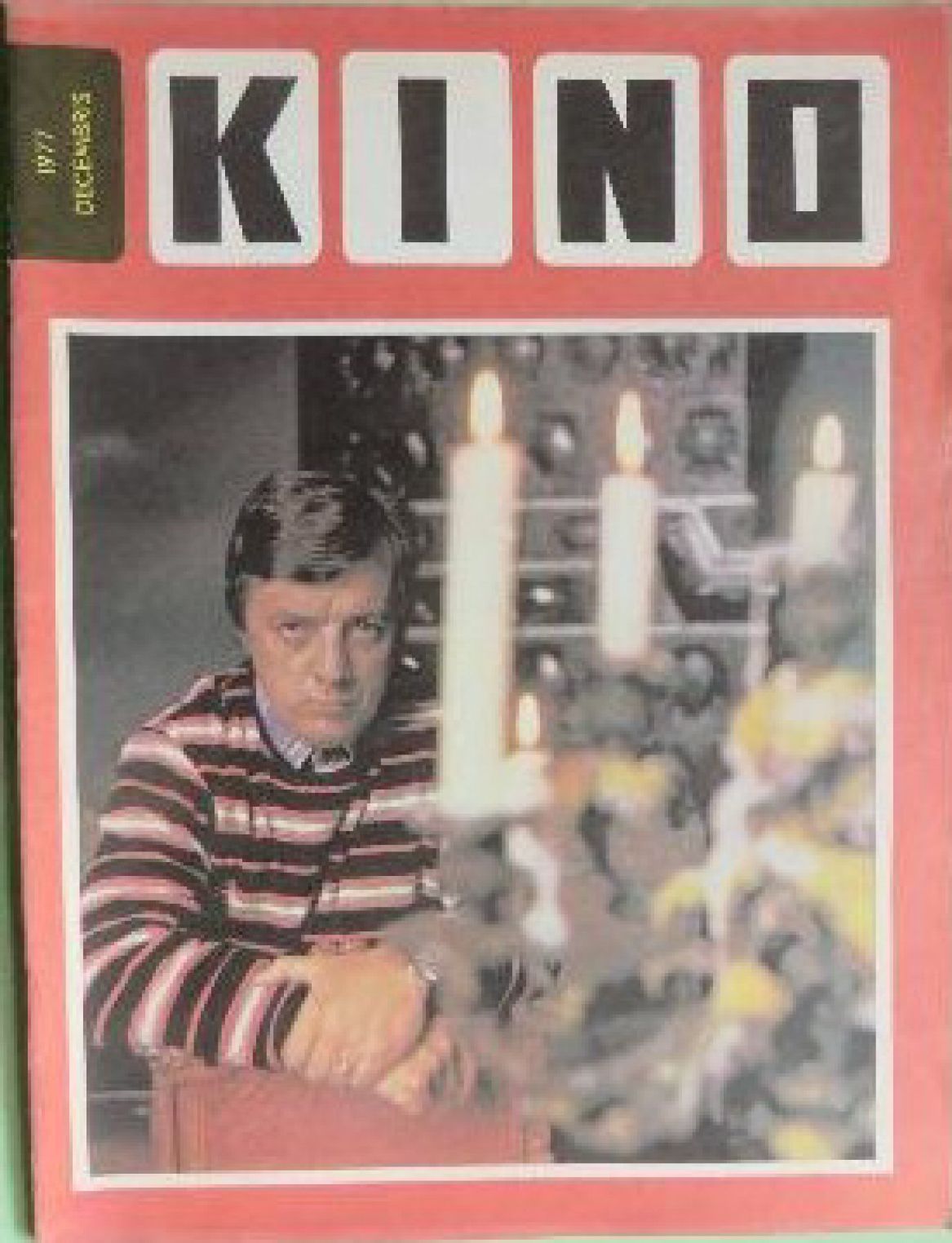 KINO (Latvia) magazine side cover  December 1977