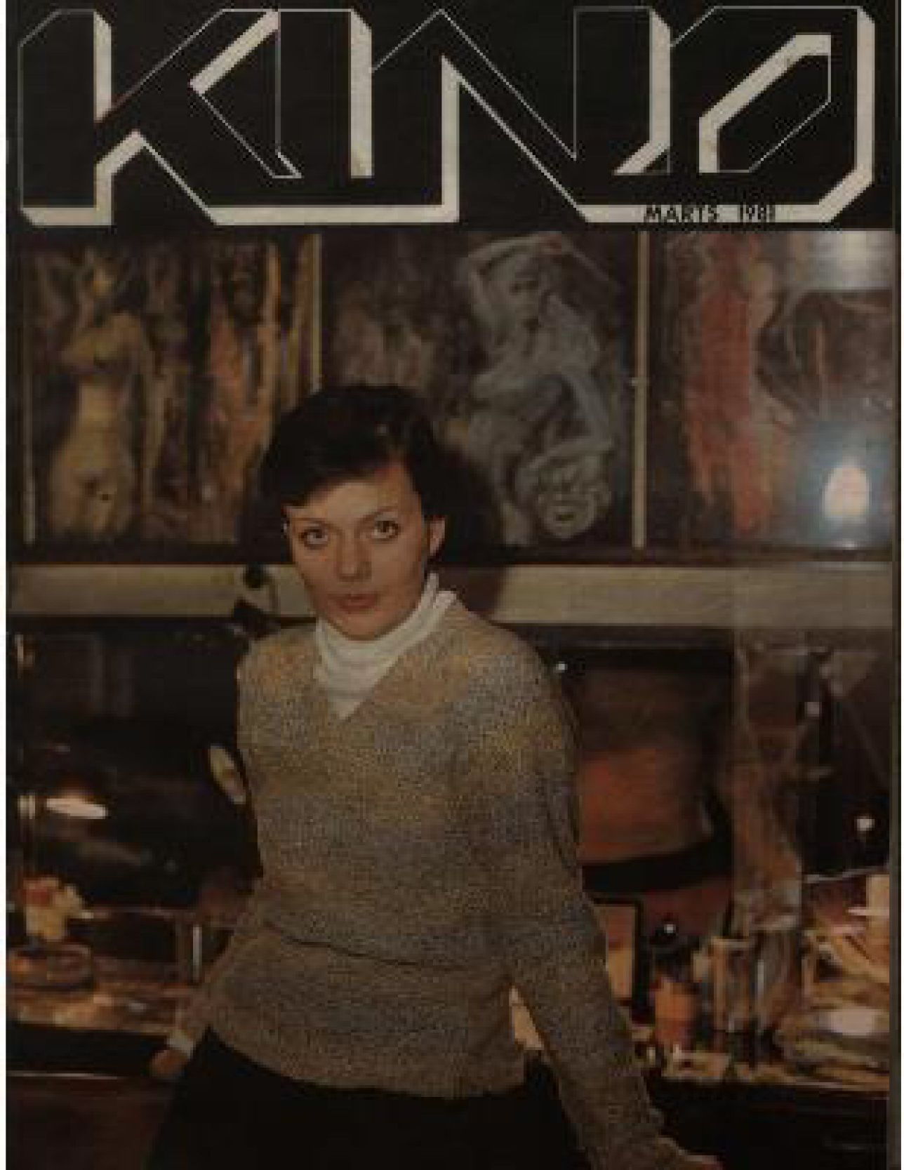 KINO (Latvia) magazine side cover  March 1981