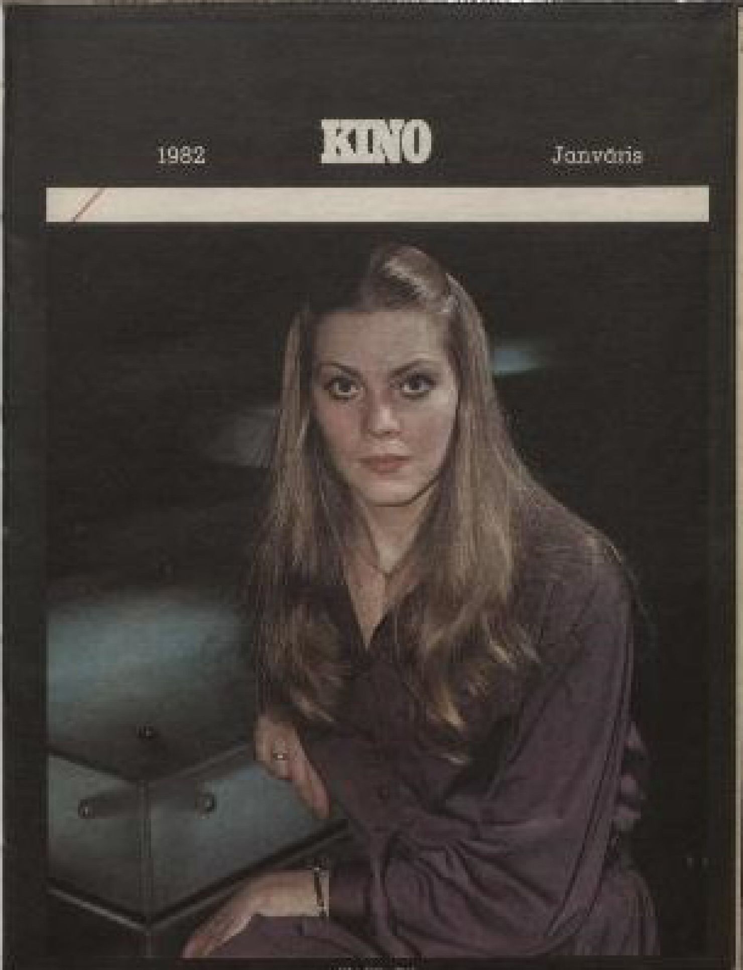 KINO (Latvia) magazine side cover  January 1982