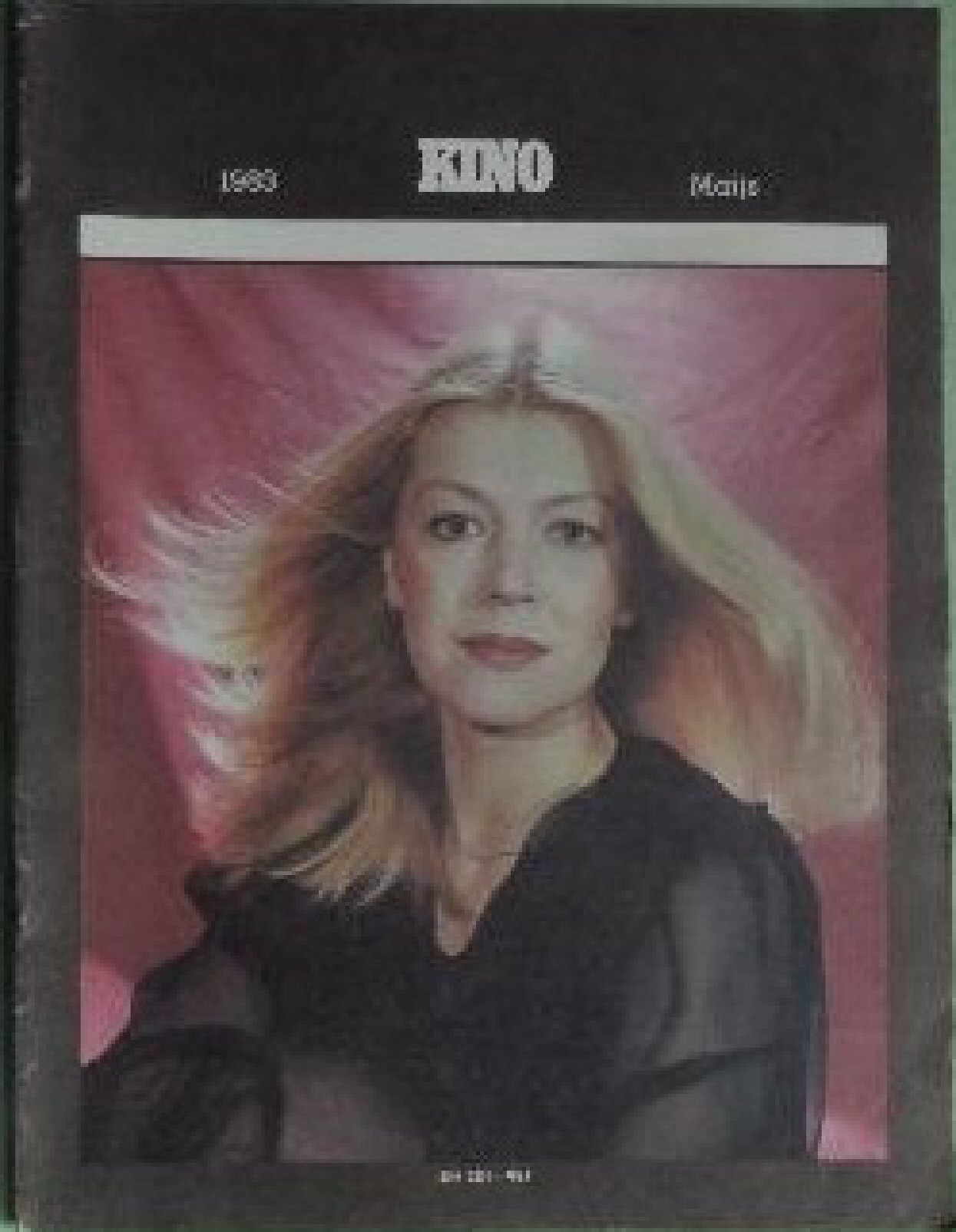 KINO (Latvia) magazine side cover  May 1983
