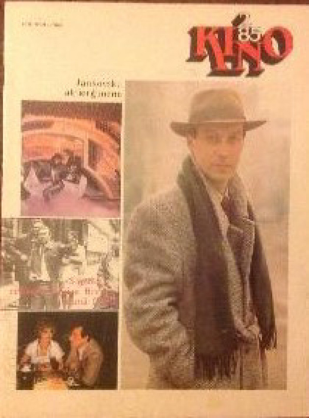 KINO (Latvia) magazine side cover  February 1985