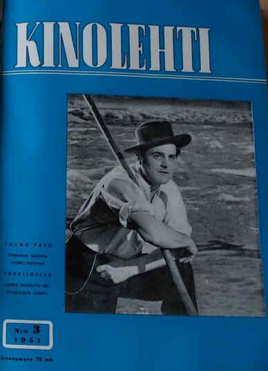 KINOLEHTI magazine side cover Issue 3  1951
