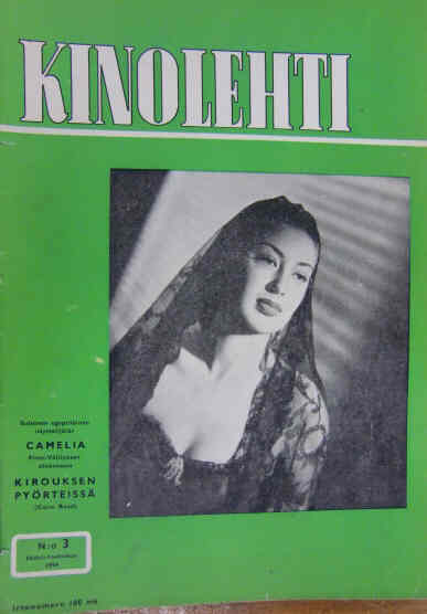 KINOLEHTI magazine side cover Issue 3  1954