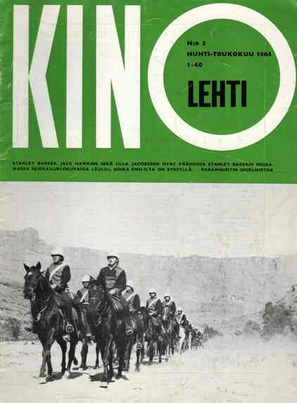 KINOLEHTI magazine side cover Issue 3  1964