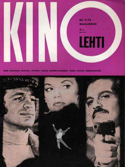 KINOLEHTI magazine side cover Issue 2  1972