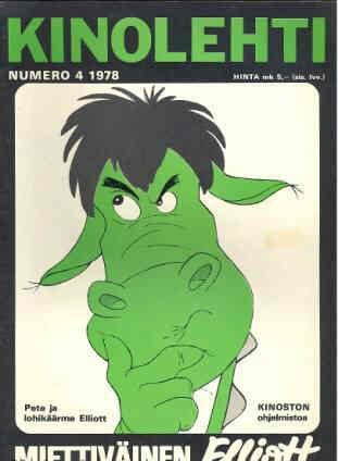 KINOLEHTI magazine side cover Issue 4  1978