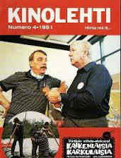 KINOLEHTI magazine side cover Issue 4  1981