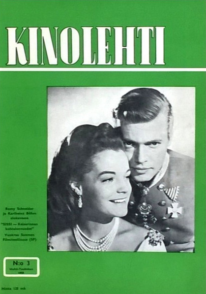 KINOLEHTI magazine side cover Issue 3   1958