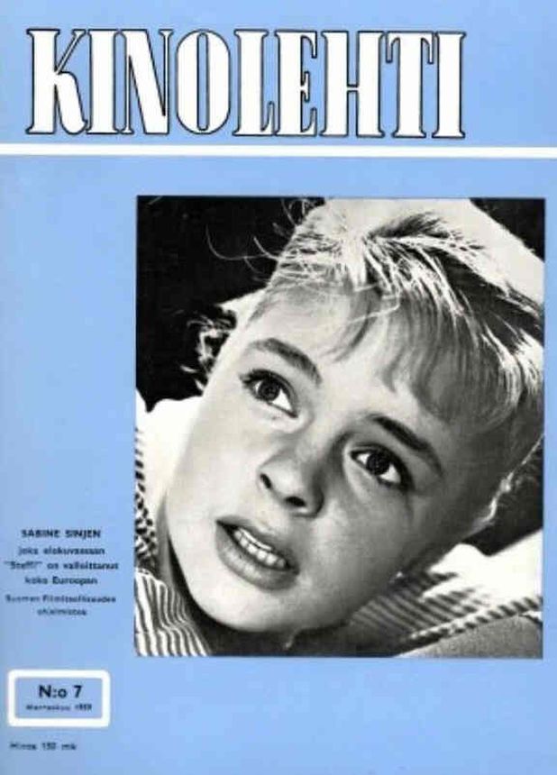 KINOLEHTI magazine side cover Issue 7   1959