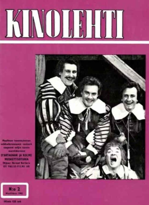 KINOLEHTI magazine side cover Issue 2   1962