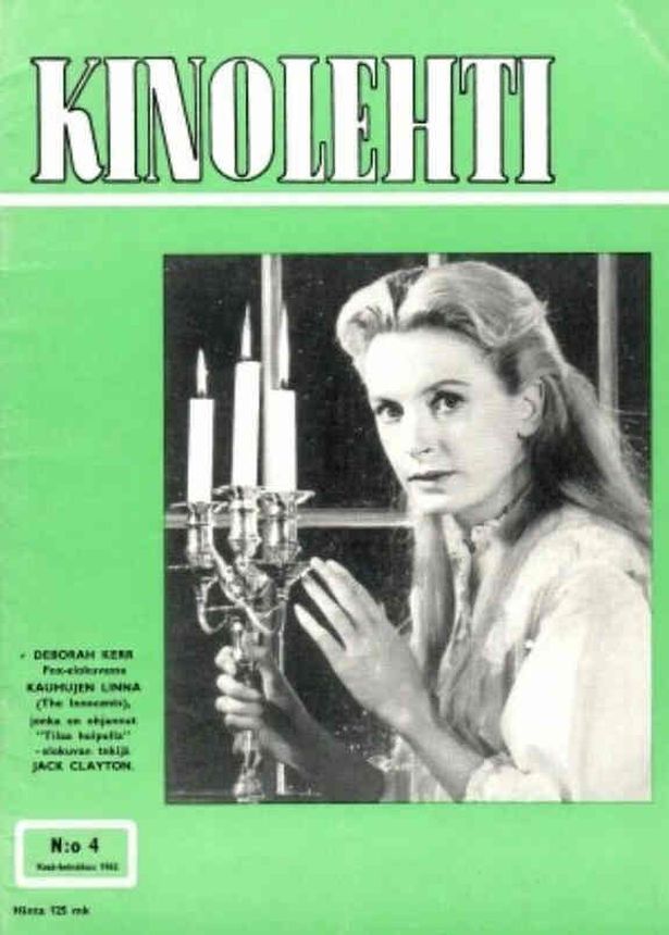 KINOLEHTI magazine side cover Issue 4   1962