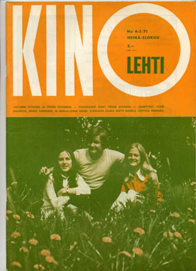 KINOLEHTI magazine side cover Issue 4-5   1971