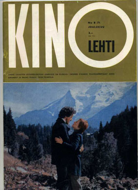 KINOLEHTI magazine side cover Issue 8   1971