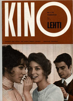 KINOLEHTI magazine side cover Issue 1   1972