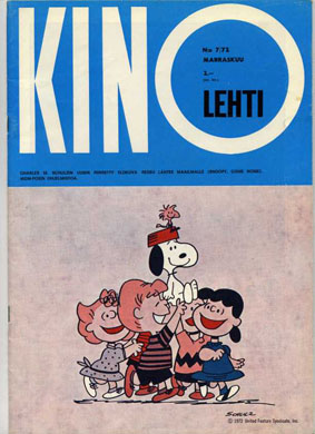 KINOLEHTI magazine side cover Issue 7   1972