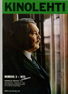 KINOLEHTI magazine side cover Issue 3   1973