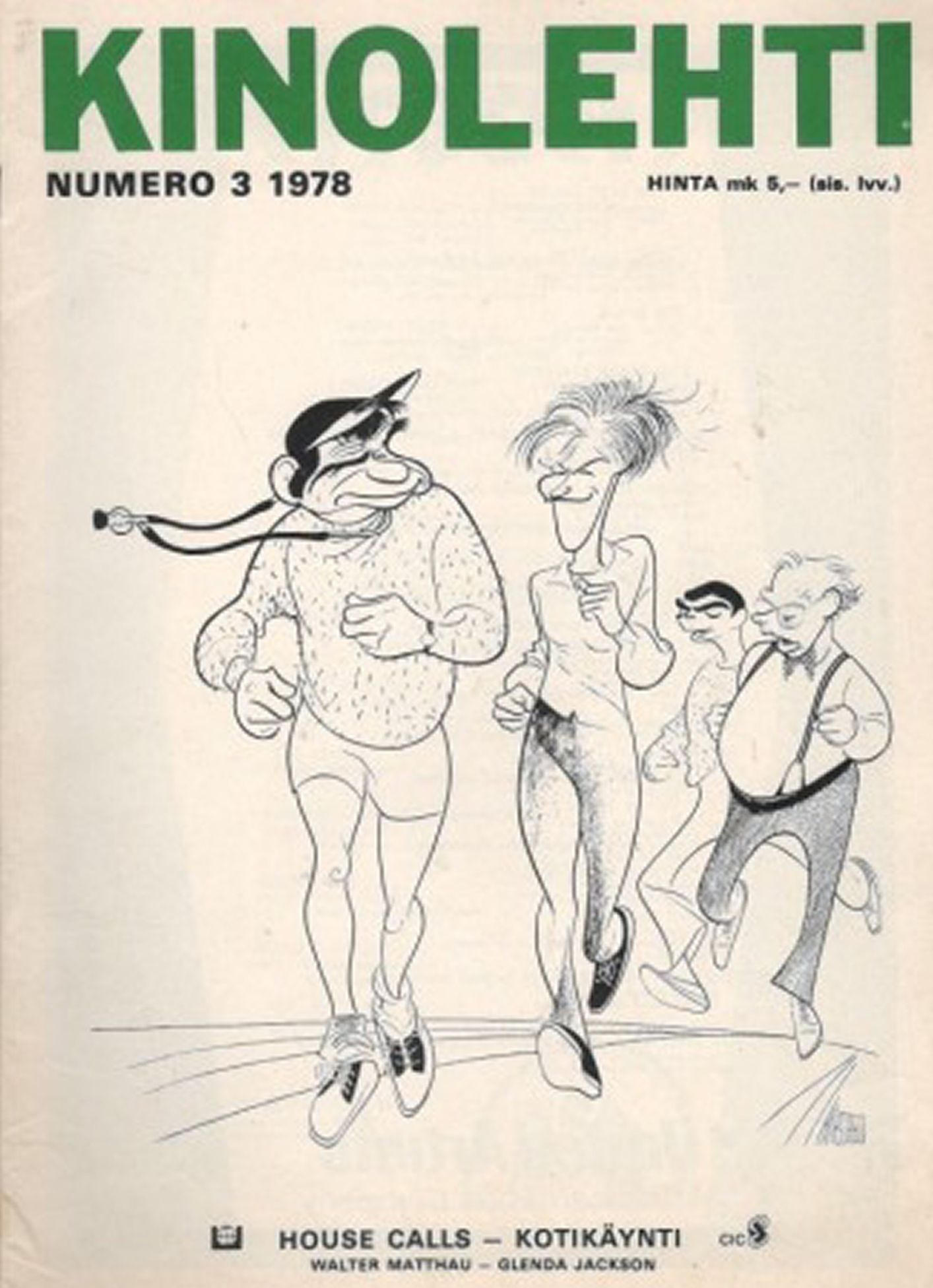 KINOLEHTI magazine side cover Issue 3   1978