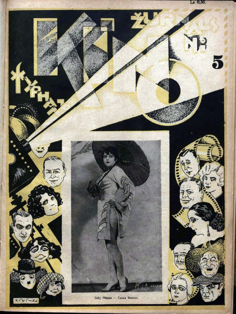 KINO (1926) magazine side cover Issue 5   1929