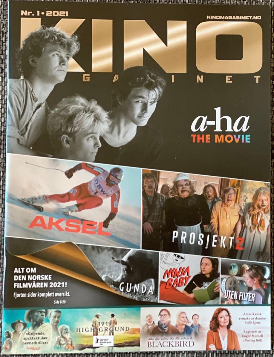 KINOMAGASINET magazine side cover Issue 1   2021