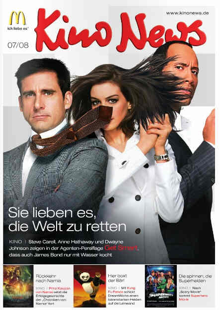 KINO NEWS magazine side cover July 2008