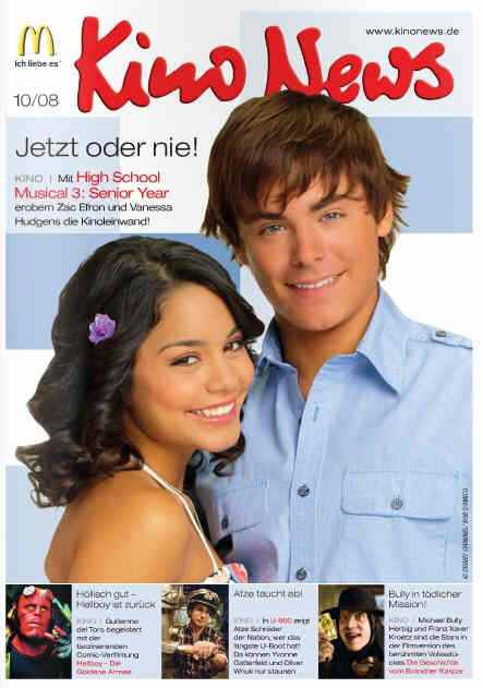 KINO NEWS magazine side cover October 2008