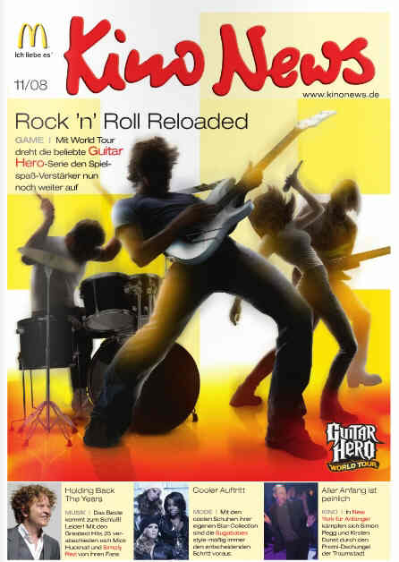 KINO NEWS magazine side cover November 2008