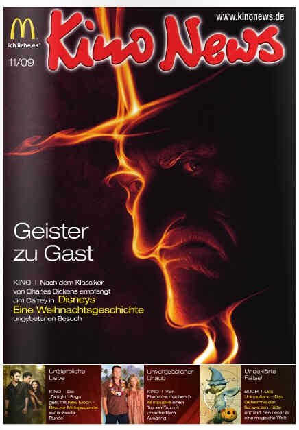 KINO NEWS magazine side cover November 2009