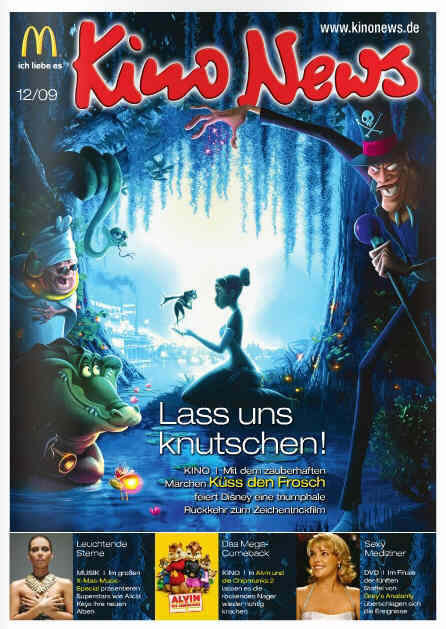 KINO NEWS magazine side cover December 2009