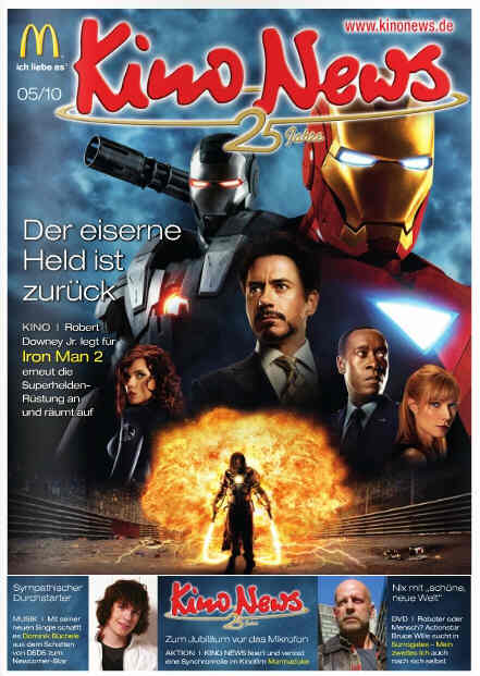 KINO NEWS magazine side cover May 2010